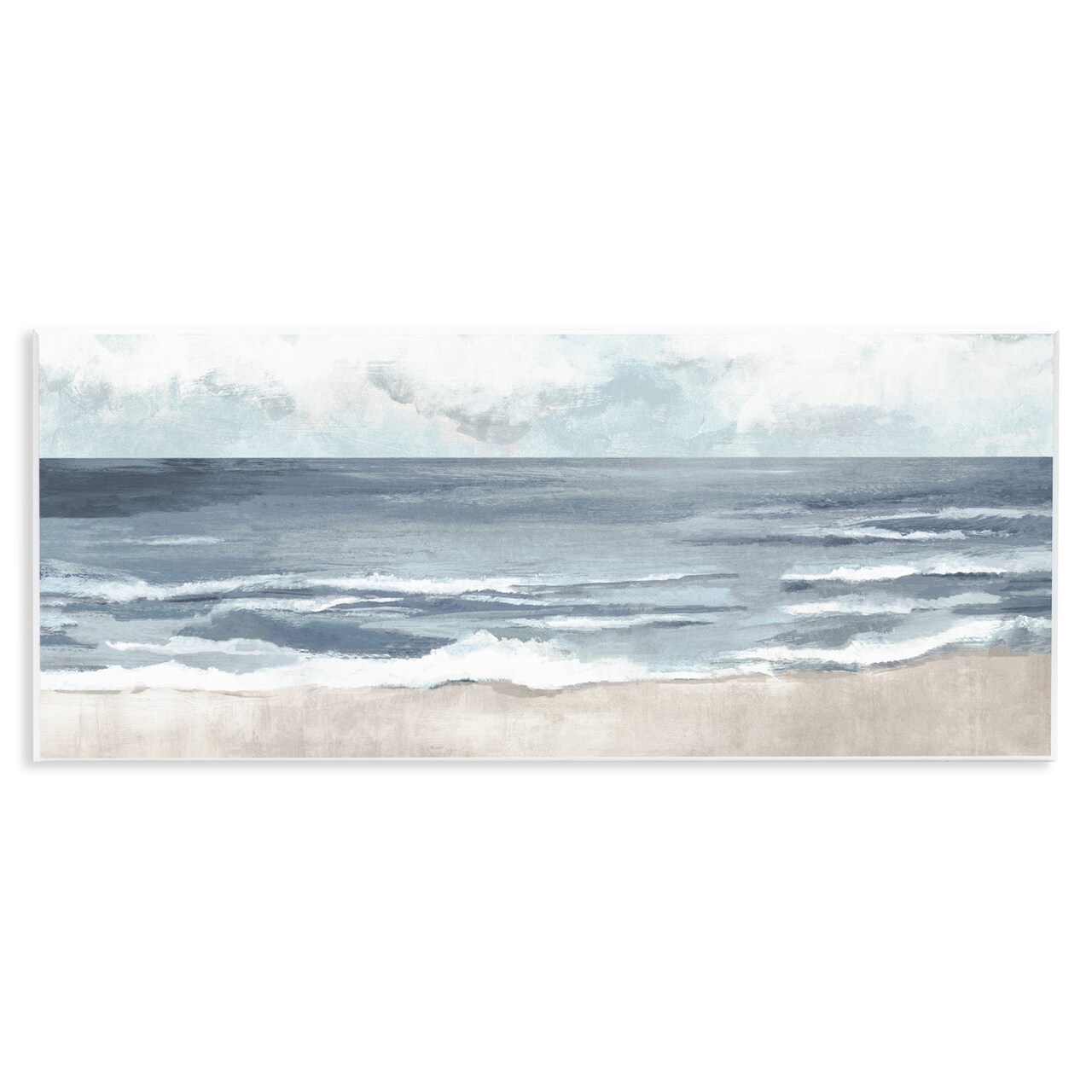 Stupell Industries Rippling Beach Shoreline Wall Plaque By Hannah Dawson